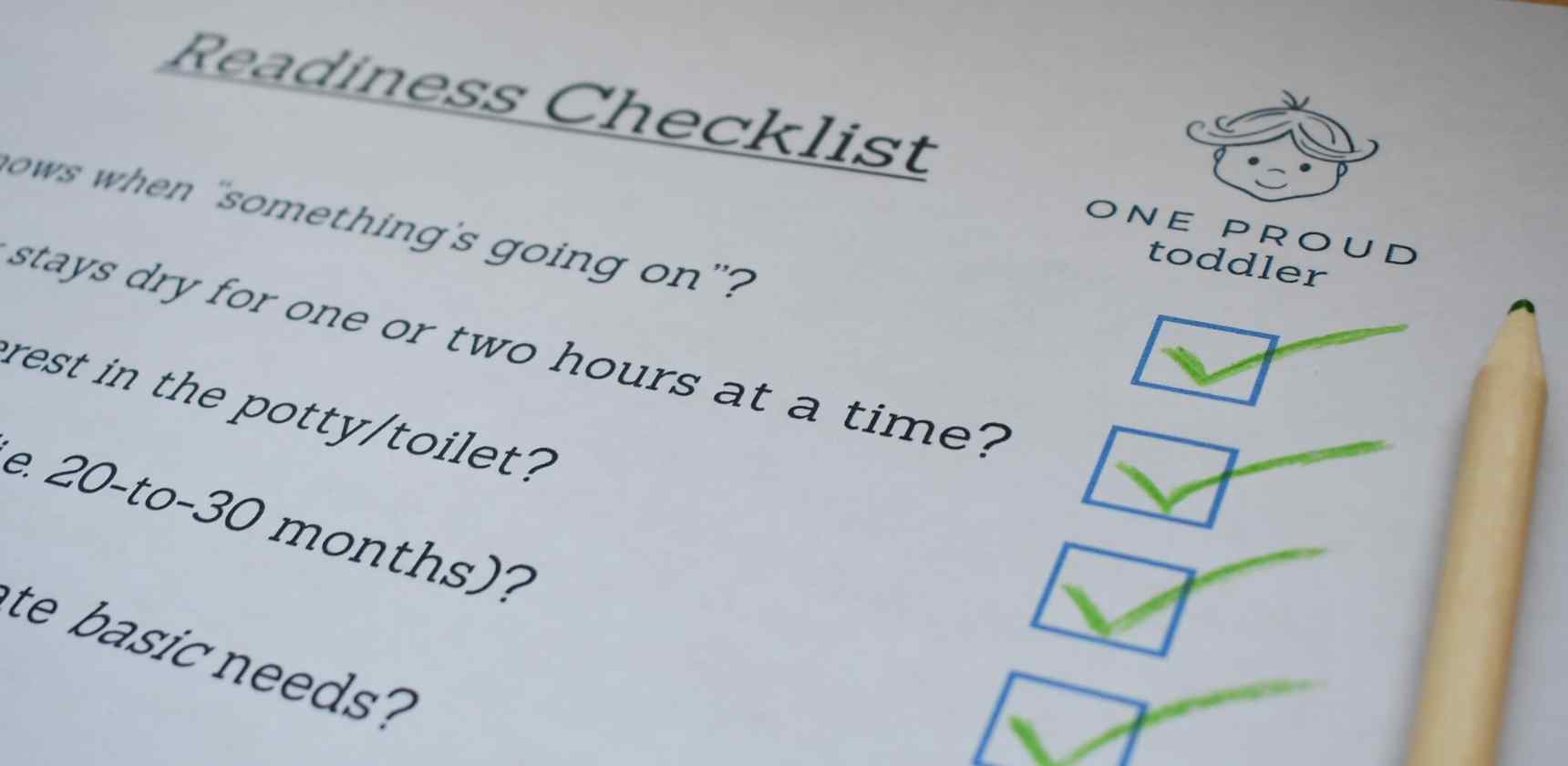 potty training readiness checklist
